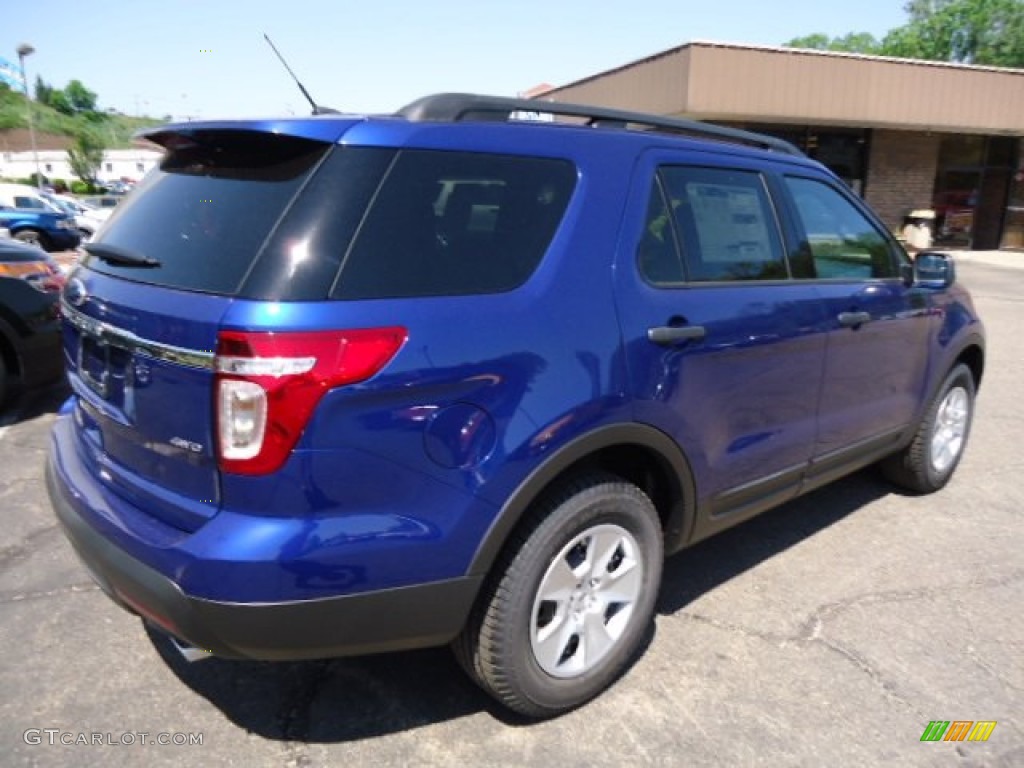 2013 Explorer 4WD - Deep Impact Blue Metallic / Medium Light Stone photo #2