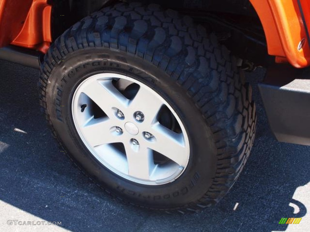 2010 Wrangler Unlimited Rubicon 4x4 - Mango Tango Pearl / Dark Slate Gray/Medium Slate Gray photo #5