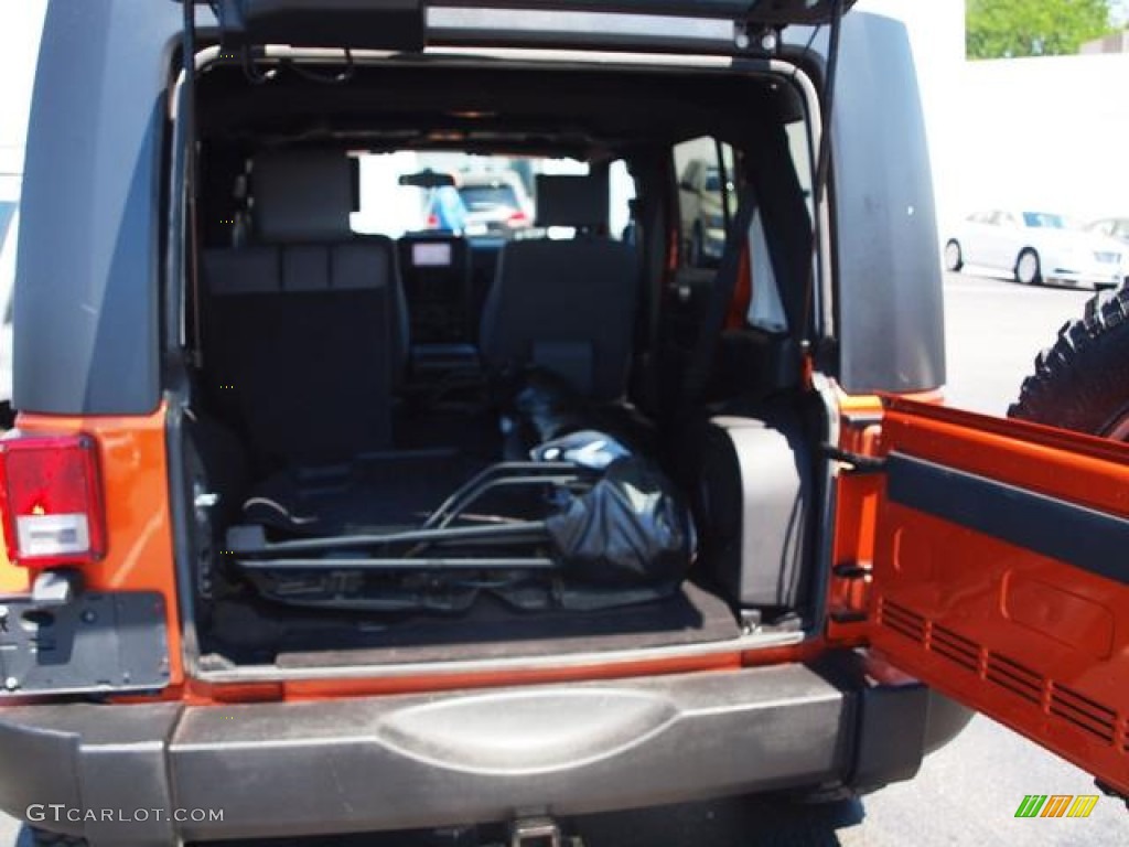 2010 Wrangler Unlimited Rubicon 4x4 - Mango Tango Pearl / Dark Slate Gray/Medium Slate Gray photo #6