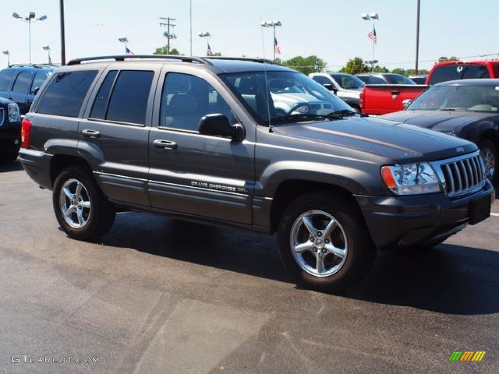 2004 Grand Cherokee Limited 4x4 - Graphite Metallic / Taupe photo #2