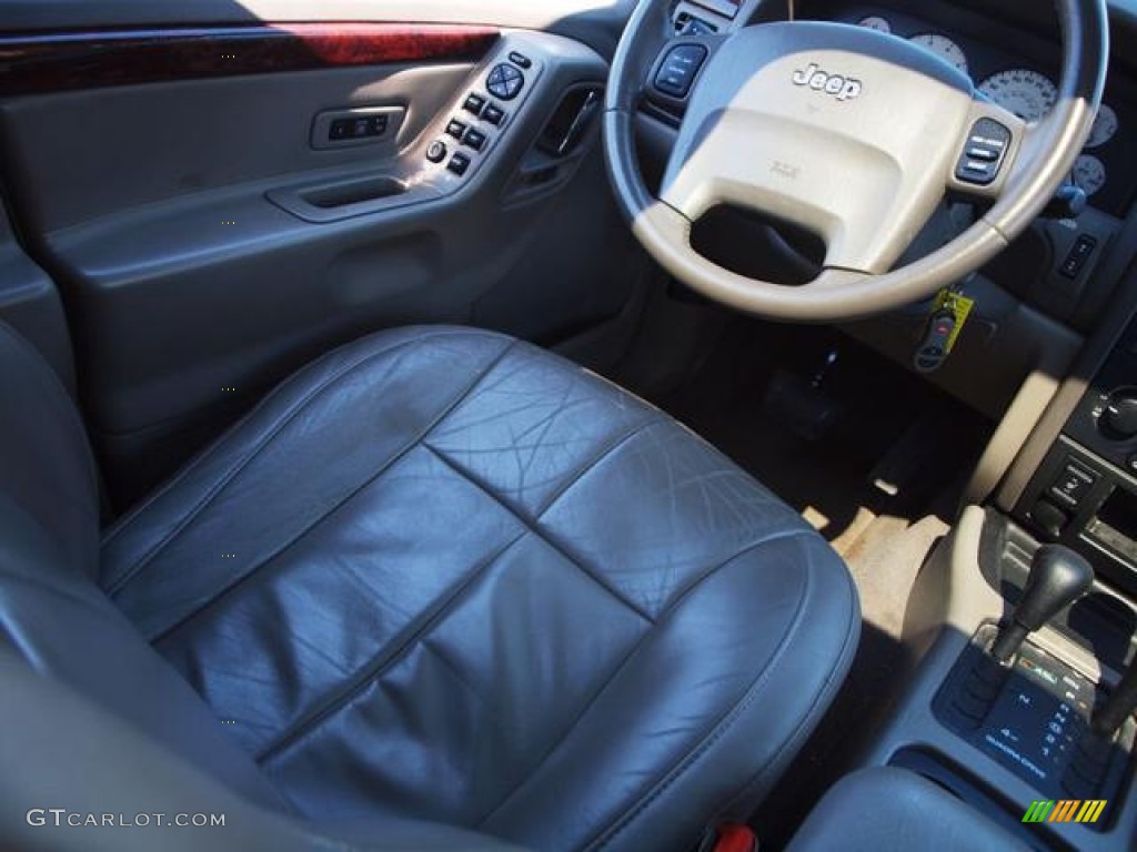 2004 Grand Cherokee Limited 4x4 - Graphite Metallic / Taupe photo #10
