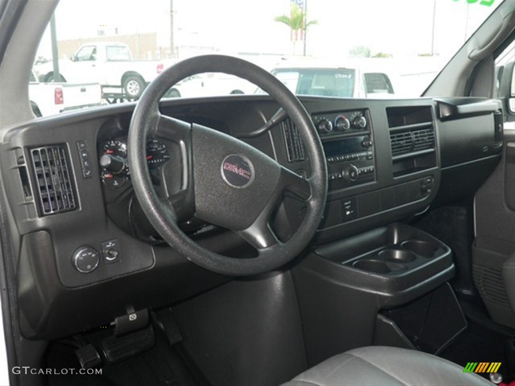 2008 GMC Savana Van 3500 Cargo Medium Pewter Dashboard Photo #65443038