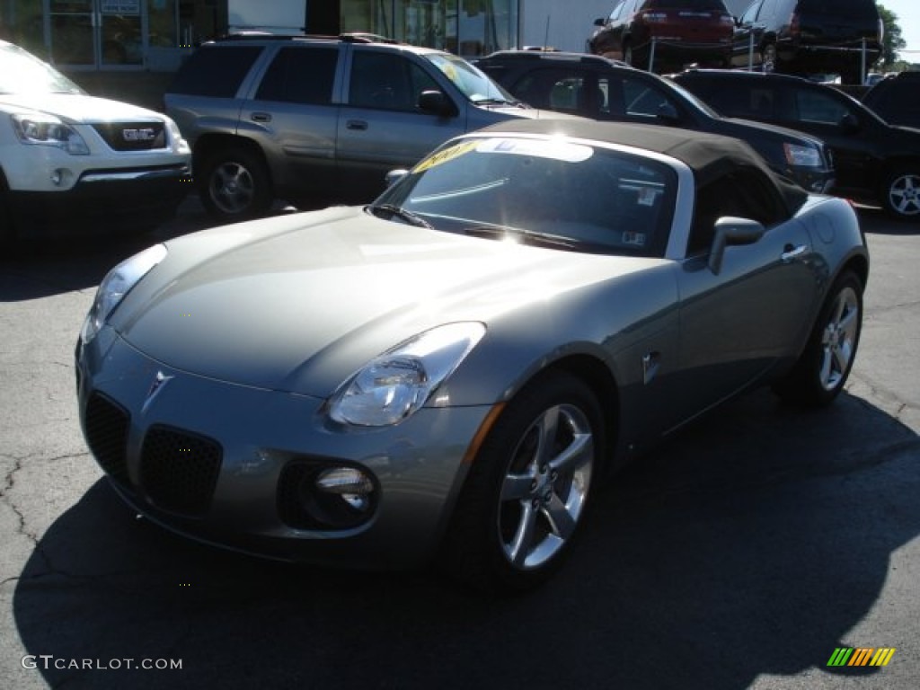 2007 Solstice GXP Roadster - Sly Gray / Ebony photo #2