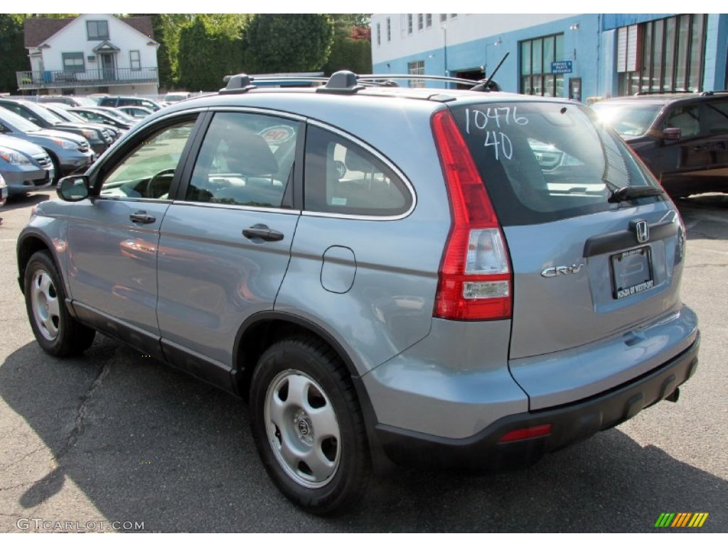 2009 CR-V LX 4WD - Glacier Blue Metallic / Gray photo #11