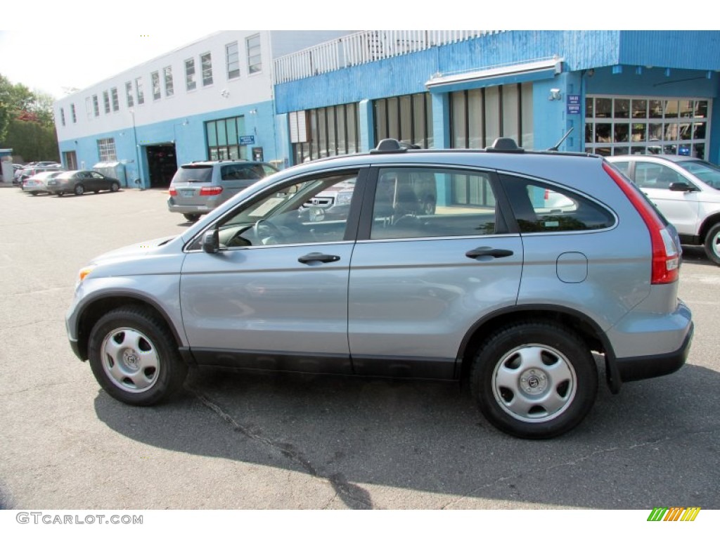 2009 CR-V LX 4WD - Glacier Blue Metallic / Gray photo #12