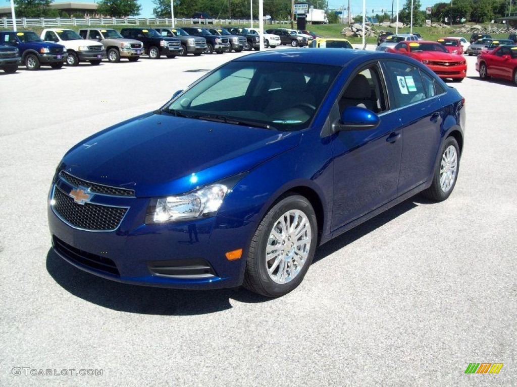 Blue Topaz Metallic 2012 Chevrolet Cruze Eco Exterior Photo #65444877