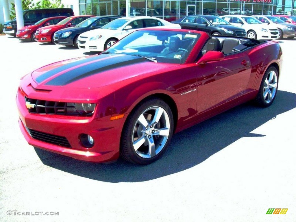 Crystal Red Tintcoat 2012 Chevrolet Camaro SS/RS Convertible Exterior Photo #65446281