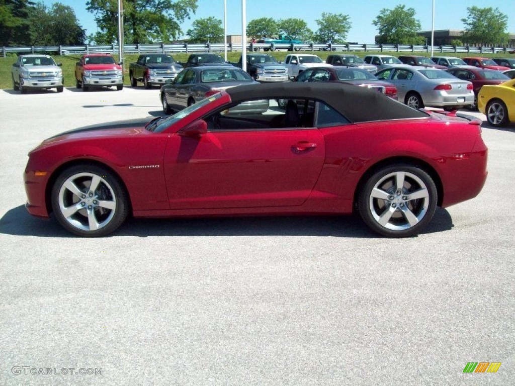 Crystal Red Tintcoat 2012 Chevrolet Camaro SS/RS Convertible Exterior Photo #65446308