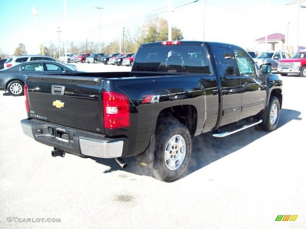 2012 Silverado 1500 LT Extended Cab 4x4 - Black / Ebony photo #11