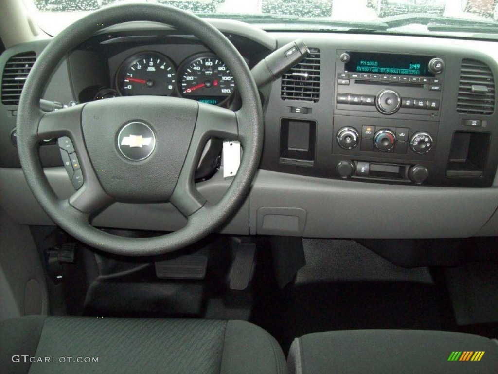 2012 Silverado 1500 LS Extended Cab - Blue Granite Metallic / Dark Titanium photo #7