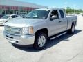 2012 Silver Ice Metallic Chevrolet Silverado 1500 LT Extended Cab 4x4  photo #10