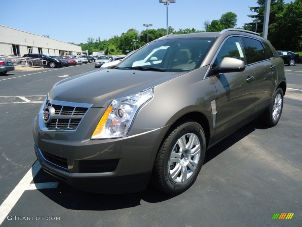 Mocha Steel Metallic 2012 Cadillac SRX Luxury Exterior Photo #65447979