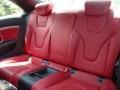 Magma Red Silk Nappa Leather Interior Photo for 2010 Audi S5 #65449258