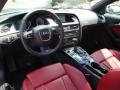 Magma Red Silk Nappa Leather Dashboard Photo for 2010 Audi S5 #65449285