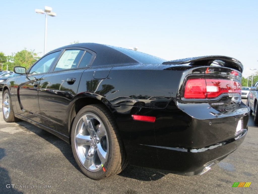 2012 Charger R/T Road and Track - Pitch Black / Black photo #2