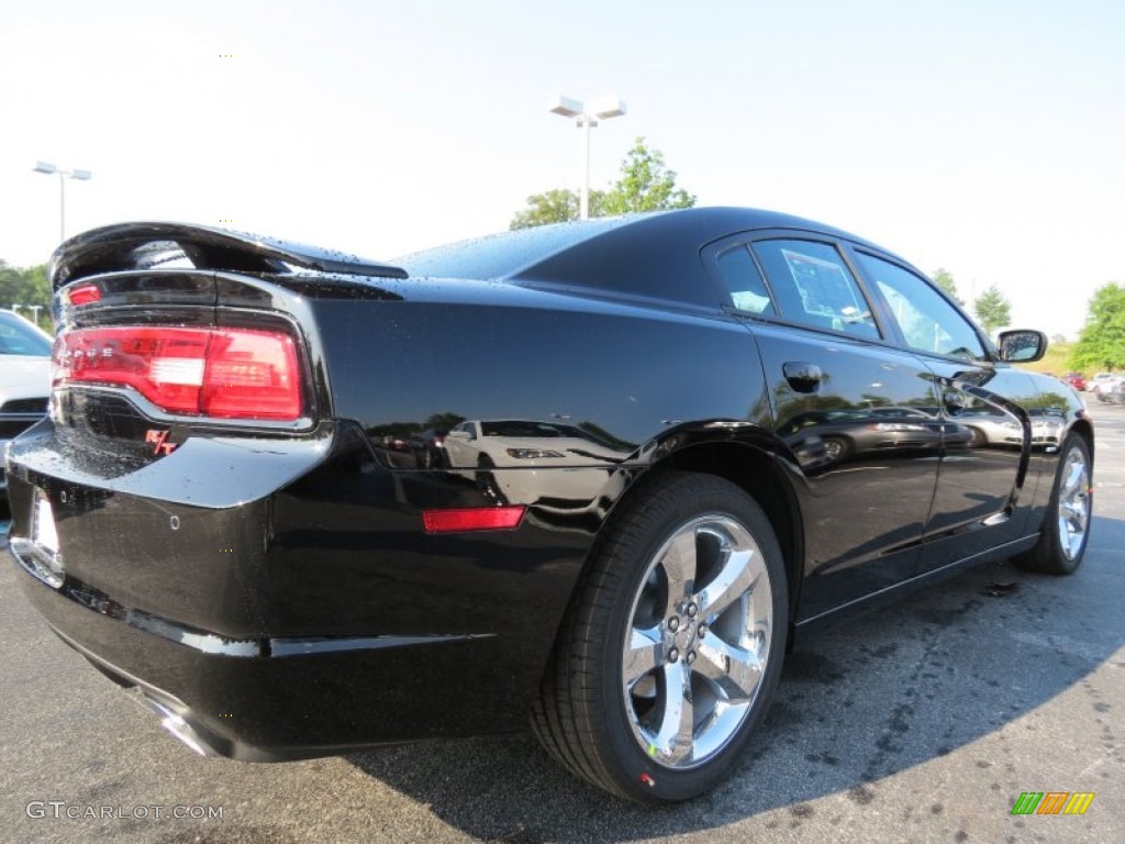 2012 Charger R/T Road and Track - Pitch Black / Black photo #3