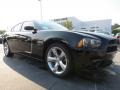 2012 Pitch Black Dodge Charger R/T Road and Track  photo #4