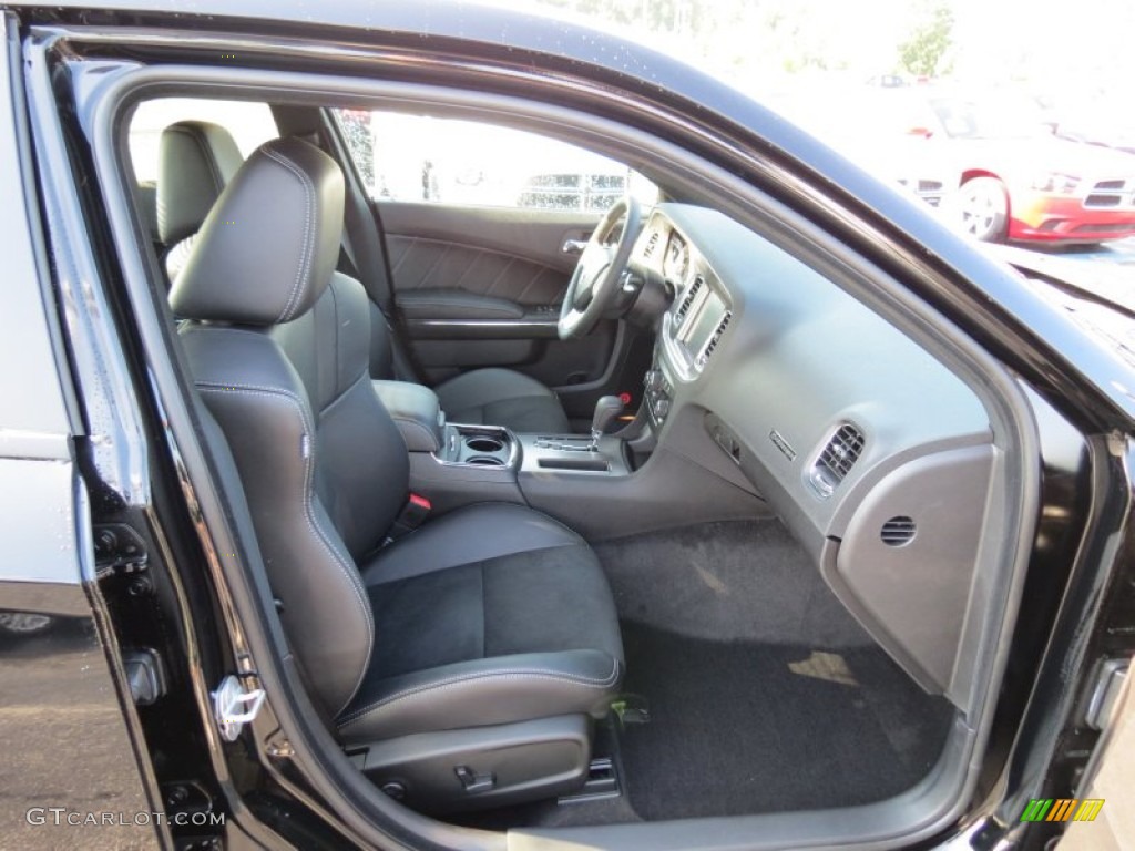 2012 Charger R/T Road and Track - Pitch Black / Black photo #10