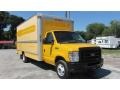 2008 Yellow Ford E Series Cutaway E350 Commercial Moving Truck  photo #5