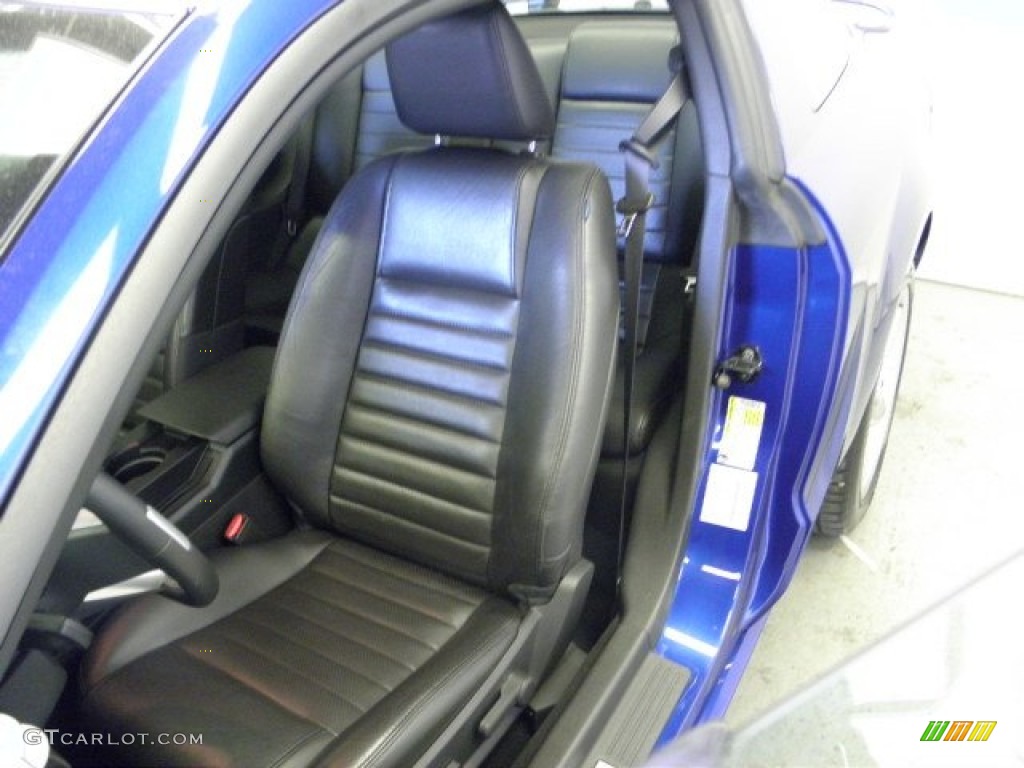 2009 Mustang GT Premium Coupe - Vista Blue Metallic / Dark Charcoal photo #18