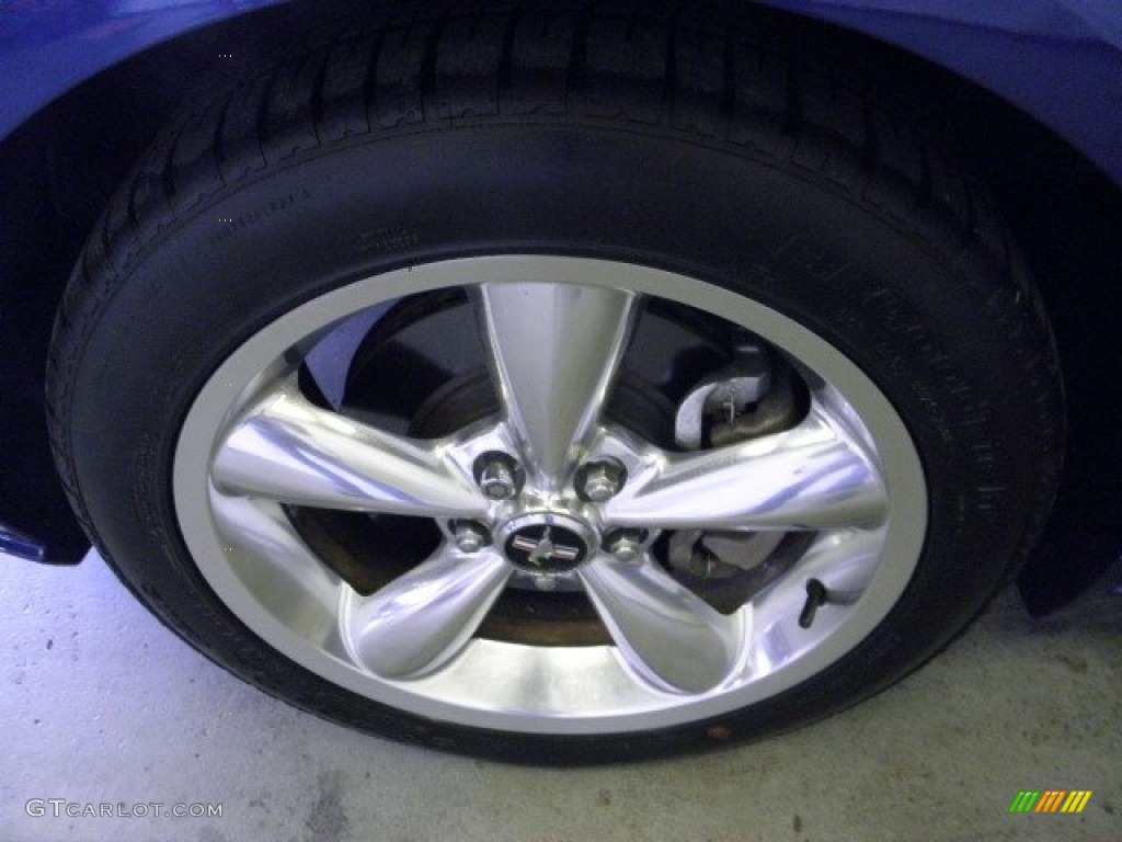 2009 Mustang GT Premium Coupe - Vista Blue Metallic / Dark Charcoal photo #25