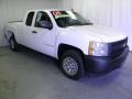 2008 Summit White Chevrolet Silverado 1500 Work Truck Extended Cab  photo #1