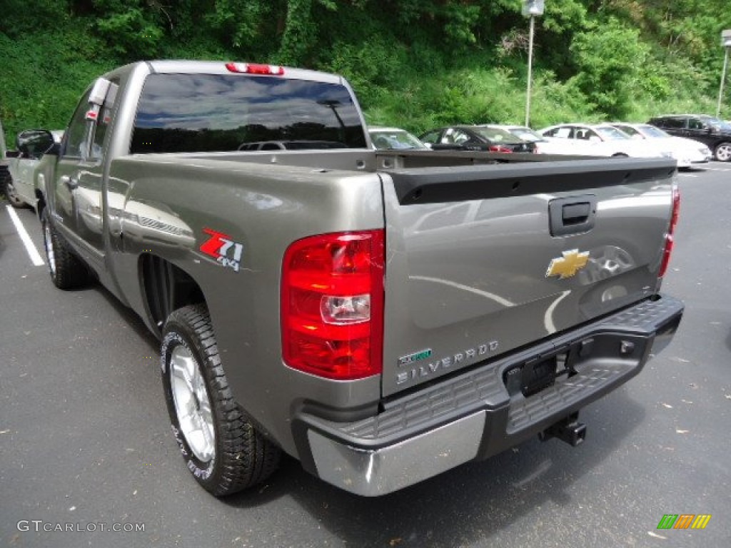 2012 Silverado 1500 LT Extended Cab 4x4 - Graystone Metallic / Ebony photo #2