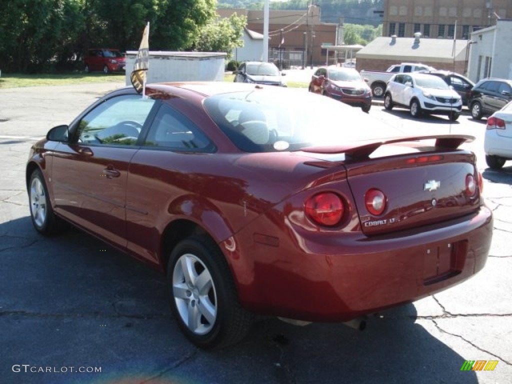 2007 Cobalt LT Coupe - Sport Red Tint Coat / Gray photo #6