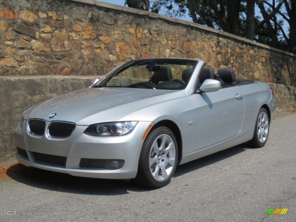 2010 3 Series 335i Convertible - Titanium Silver Metallic / Black photo #4