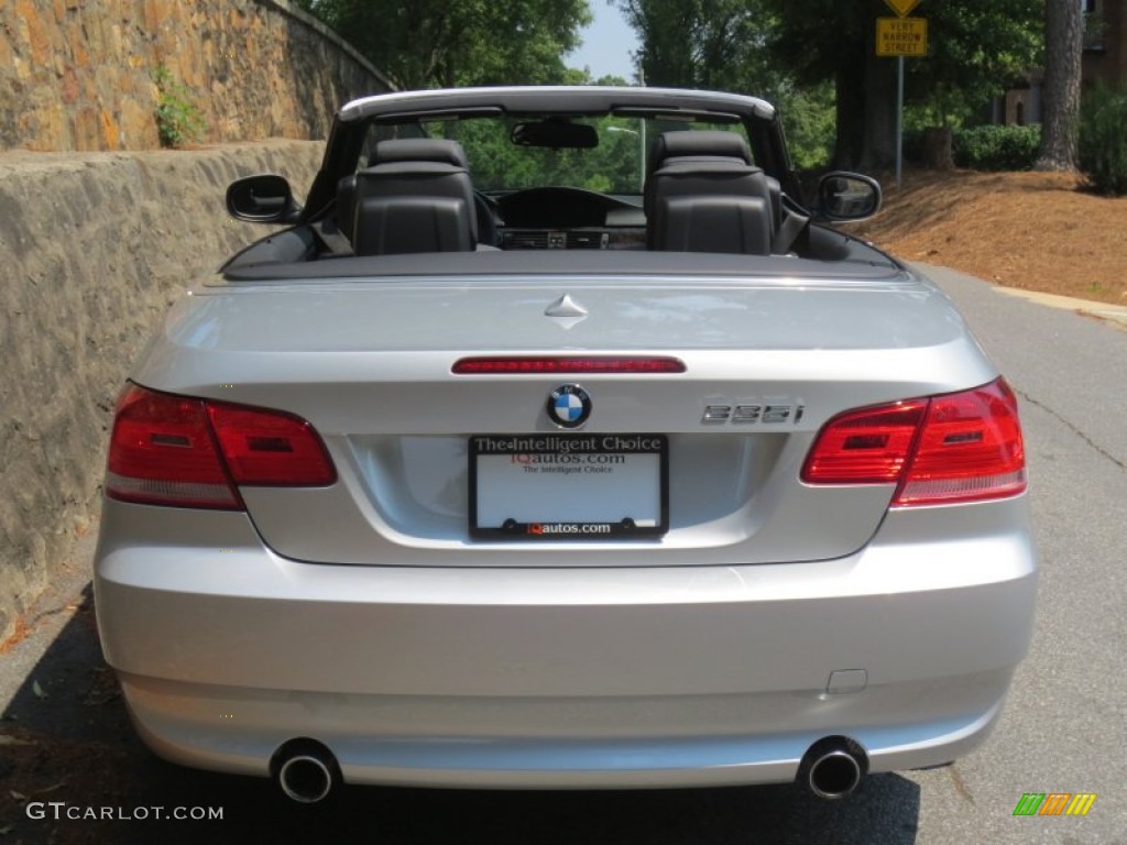 2010 3 Series 335i Convertible - Titanium Silver Metallic / Black photo #6