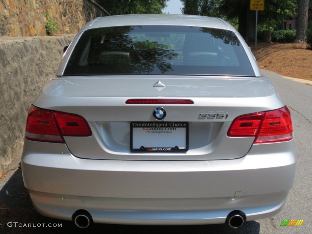 2010 3 Series 335i Convertible - Titanium Silver Metallic / Black photo #10