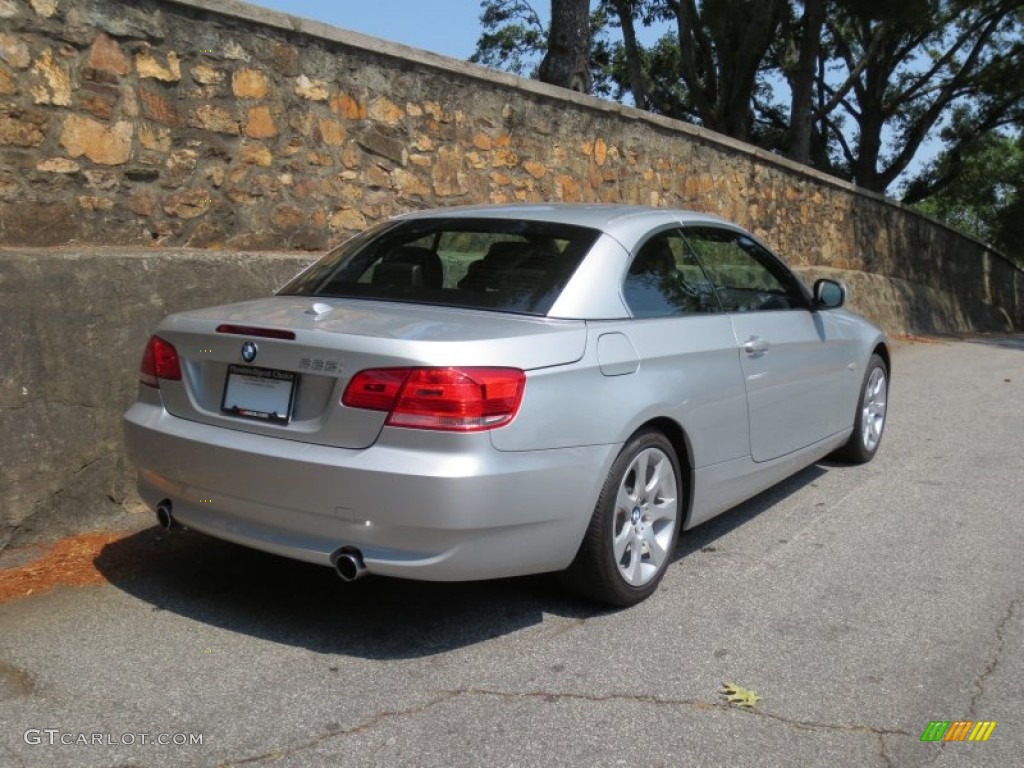 2010 3 Series 335i Convertible - Titanium Silver Metallic / Black photo #11