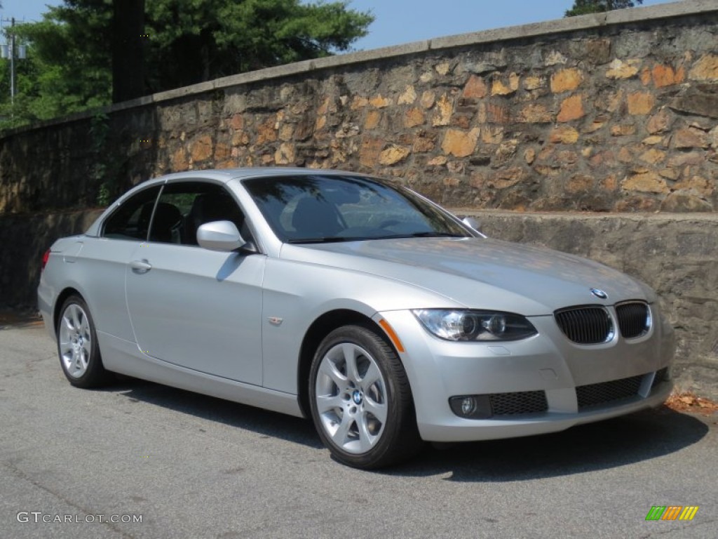 2010 3 Series 335i Convertible - Titanium Silver Metallic / Black photo #12