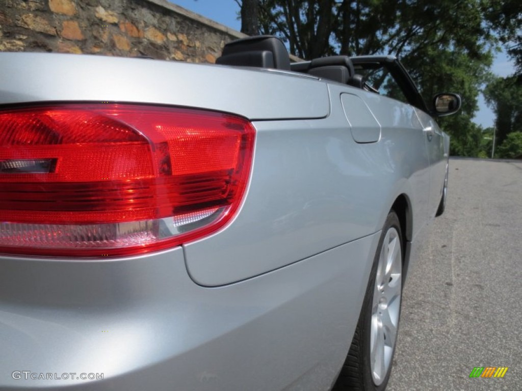 2010 3 Series 335i Convertible - Titanium Silver Metallic / Black photo #14