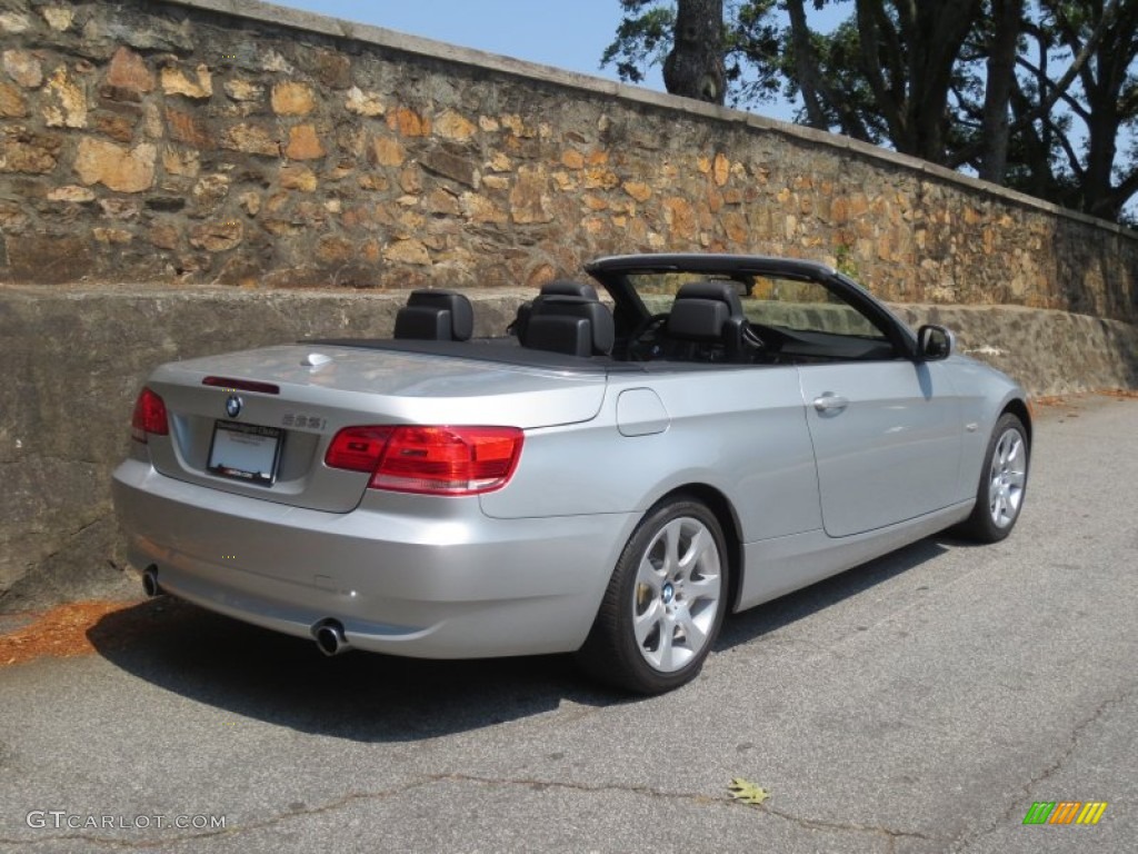 2010 3 Series 335i Convertible - Titanium Silver Metallic / Black photo #15