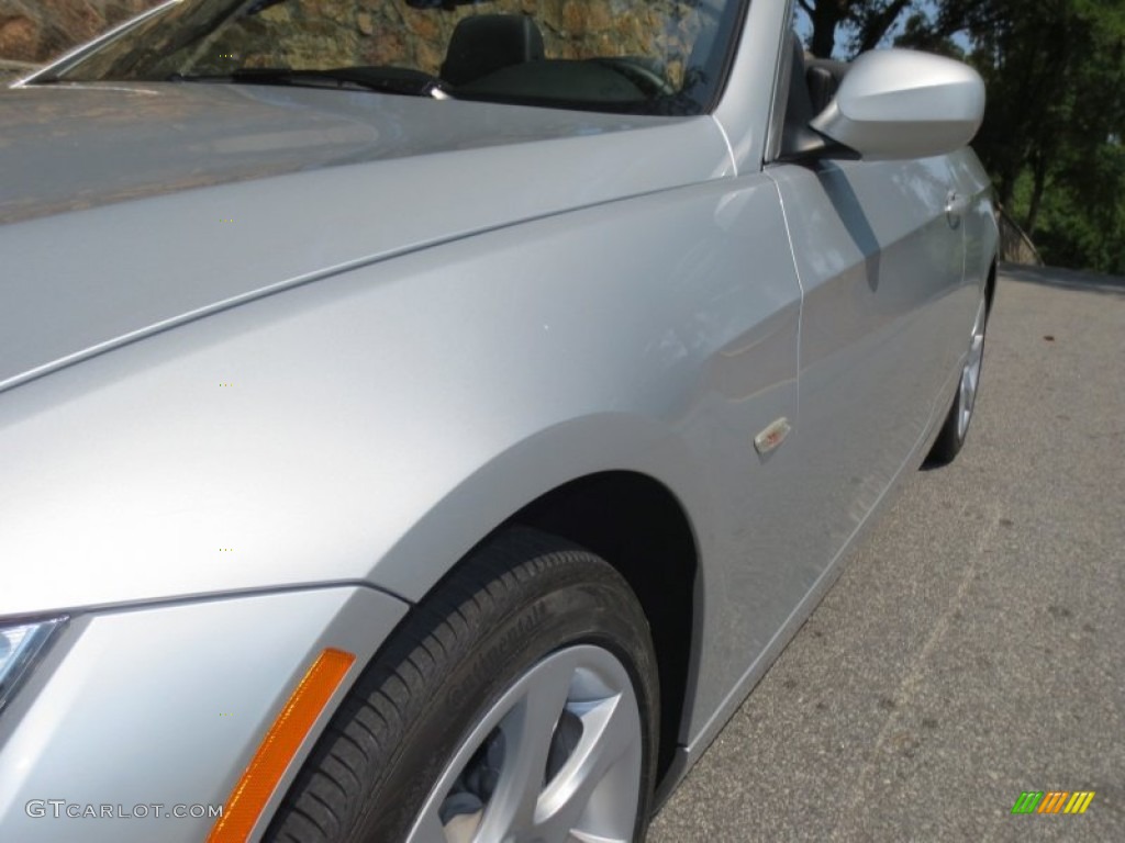 2010 3 Series 335i Convertible - Titanium Silver Metallic / Black photo #17