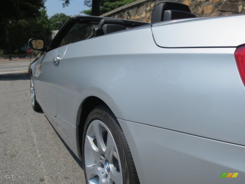 2010 3 Series 335i Convertible - Titanium Silver Metallic / Black photo #19
