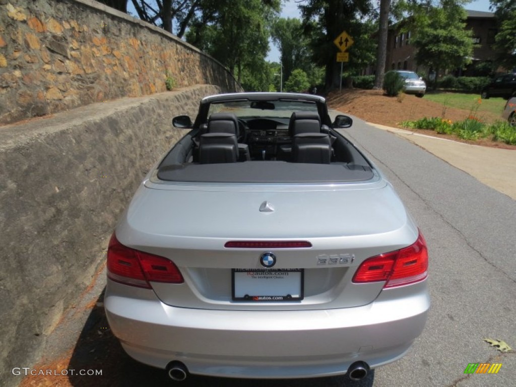 2010 3 Series 335i Convertible - Titanium Silver Metallic / Black photo #20