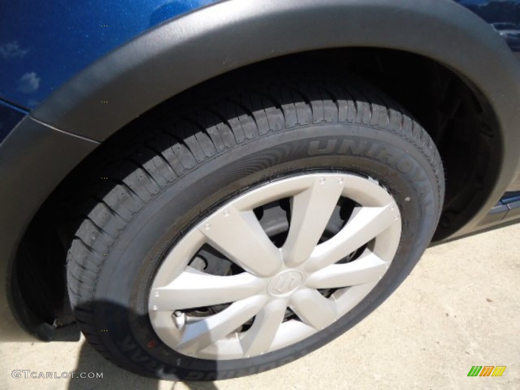 2010 SX4 Crossover AWD - Deep Sea Blue Metallic / Black photo #7