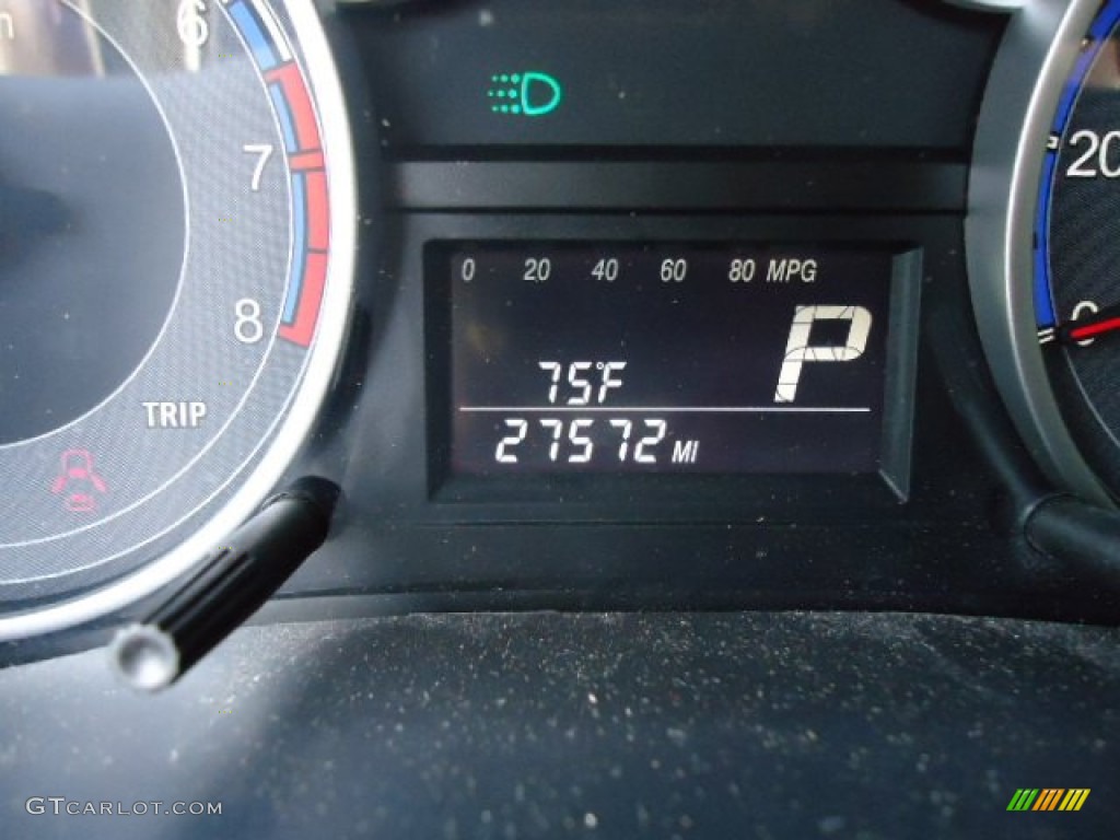 2010 SX4 Crossover AWD - Deep Sea Blue Metallic / Black photo #15