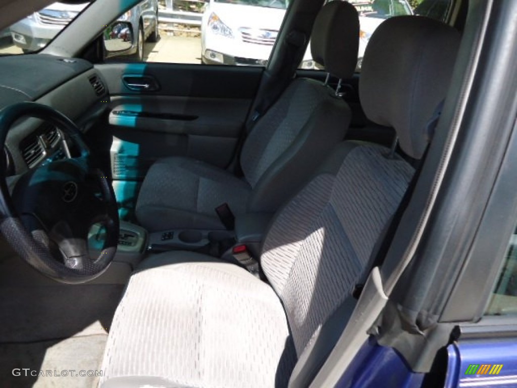 2003 Forester 2.5 XS - Pacifica Blue Metallic / Gray photo #8