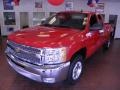 2012 Victory Red Chevrolet Silverado 1500 LT Extended Cab  photo #3