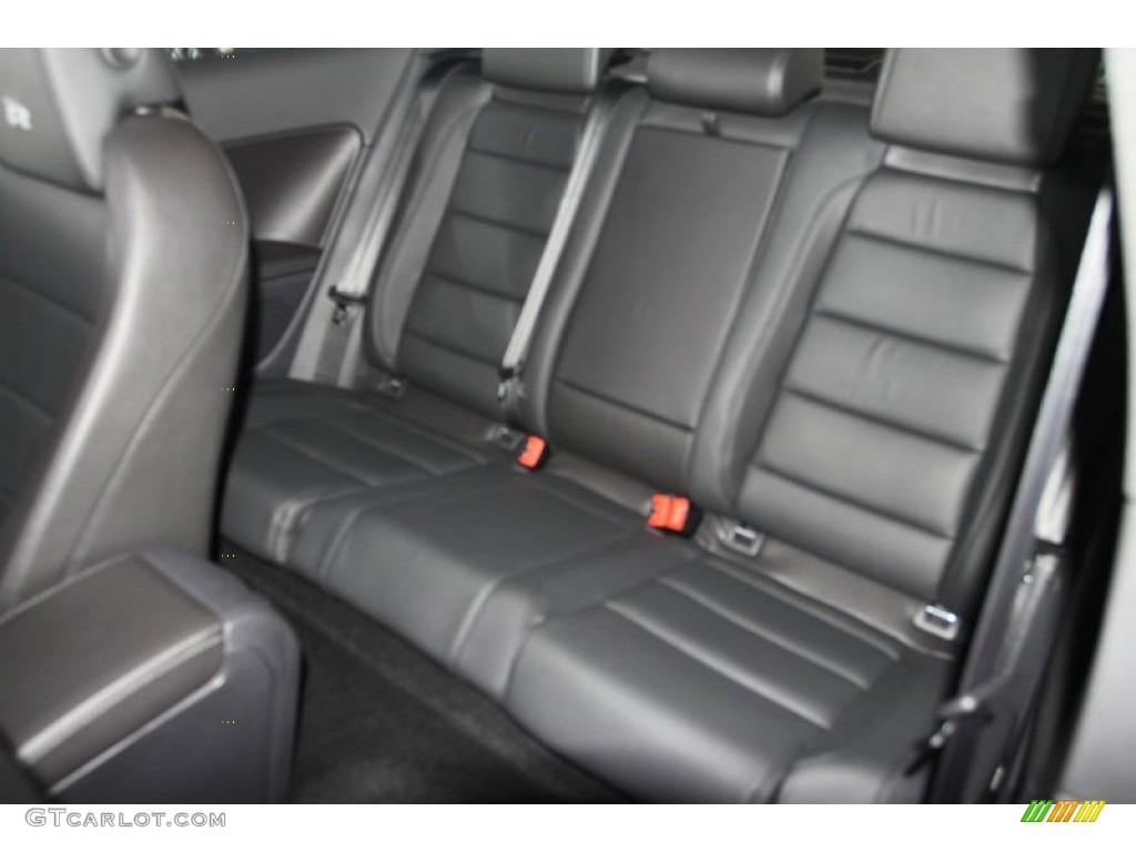 R Titan Black Leather Interior 2012 Volkswagen Golf R 2 Door 4Motion Photo #65455585