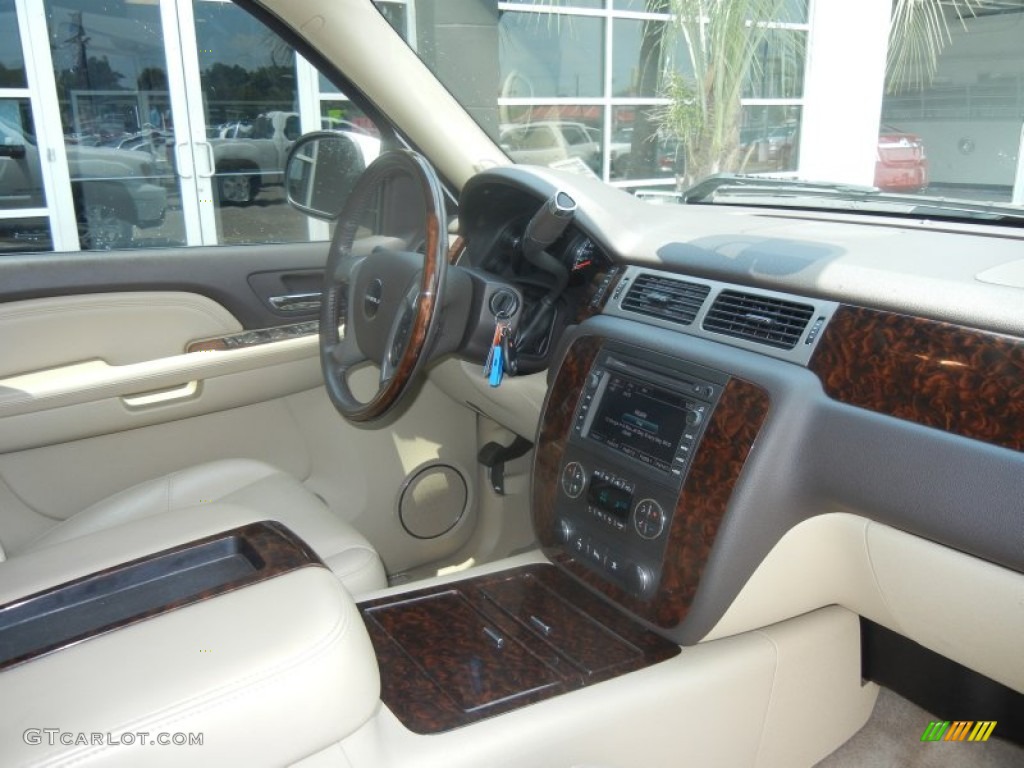 Cocoa/Light Cashmere Interior 2009 GMC Sierra 1500 Denali Crew Cab Photo #65455771