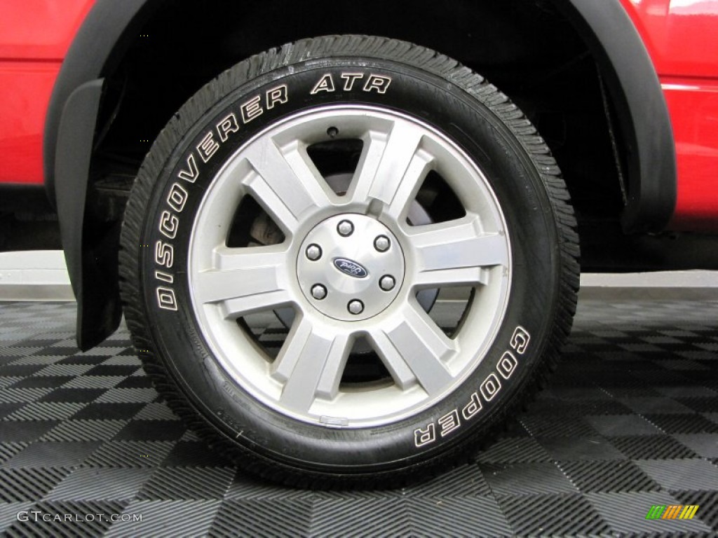 2008 F150 FX4 SuperCab 4x4 - Bright Red / Black/Medium Flint photo #23