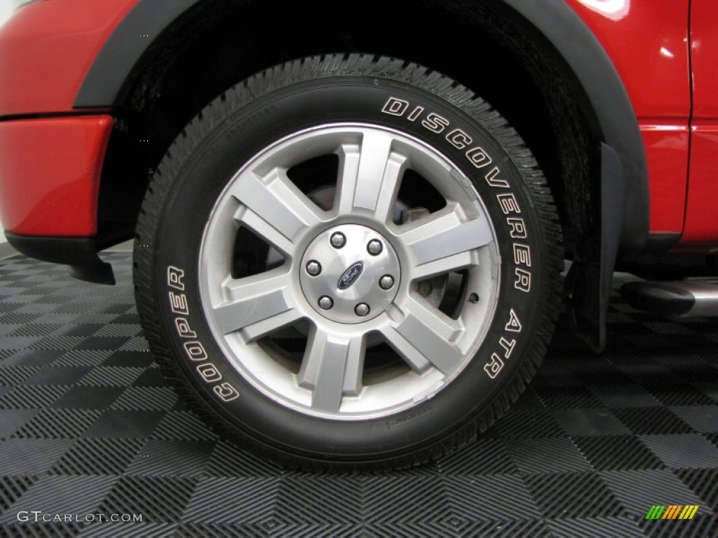2008 F150 FX4 SuperCab 4x4 - Bright Red / Black/Medium Flint photo #24