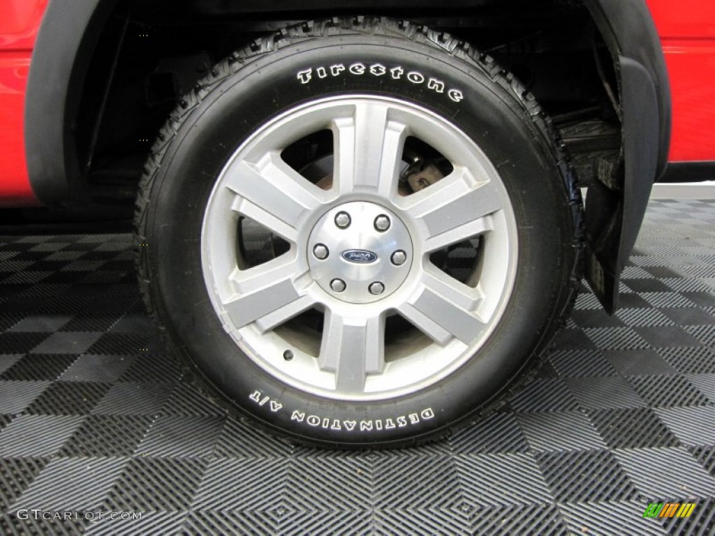 2008 F150 FX4 SuperCab 4x4 - Bright Red / Black/Medium Flint photo #26