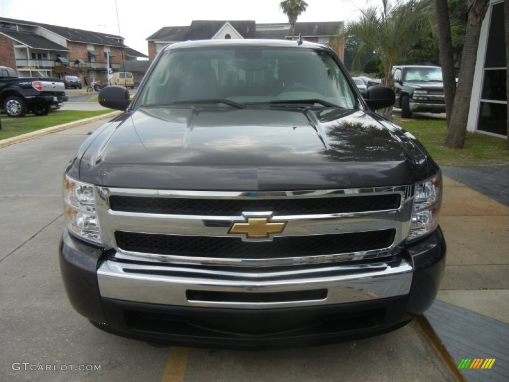 2011 Silverado 1500 LS Crew Cab - Taupe Gray Metallic / Dark Titanium photo #2