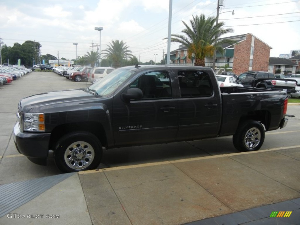 2011 Silverado 1500 LS Crew Cab - Taupe Gray Metallic / Dark Titanium photo #5