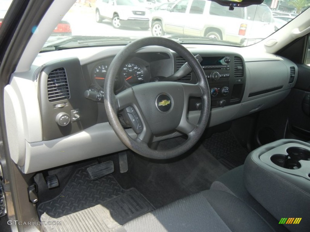 2011 Silverado 1500 LS Crew Cab - Taupe Gray Metallic / Dark Titanium photo #12